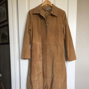 Newport News Suede Full-length Duster